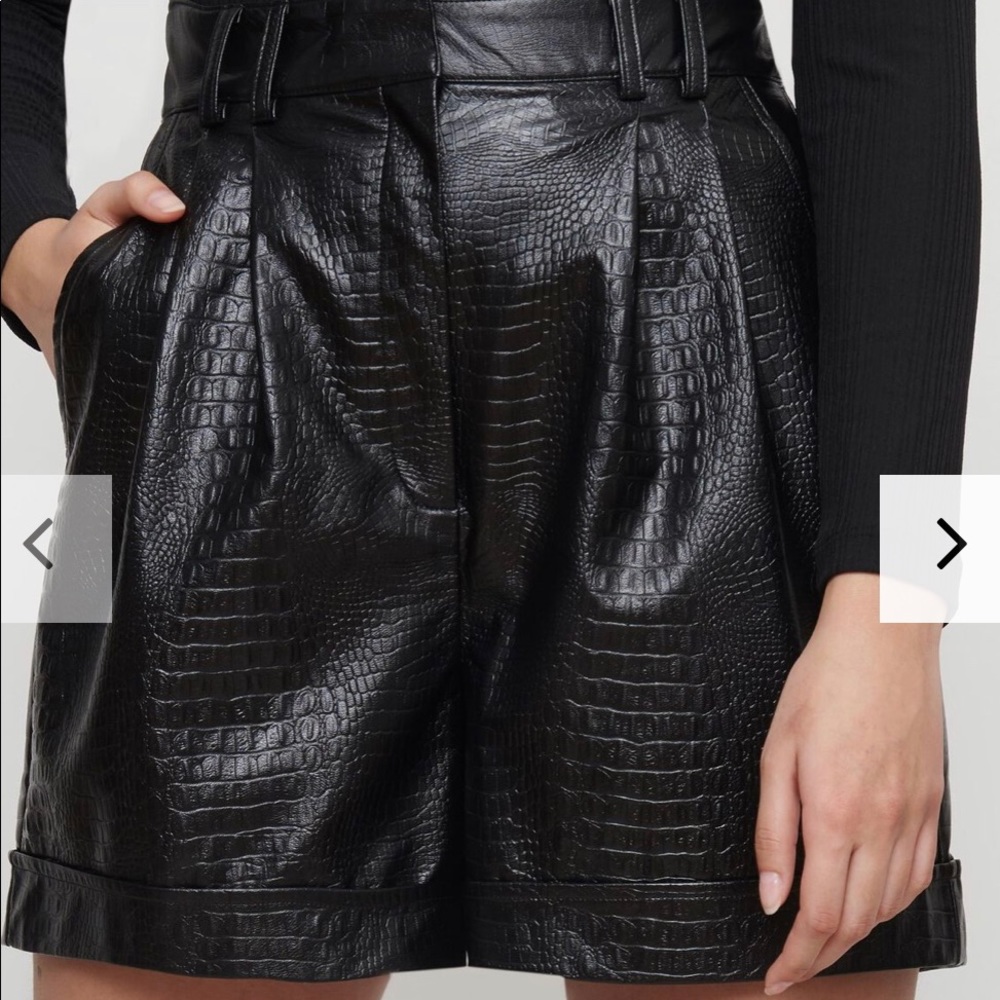 Faux Crocodile Shorts - brand new, tags still on!!